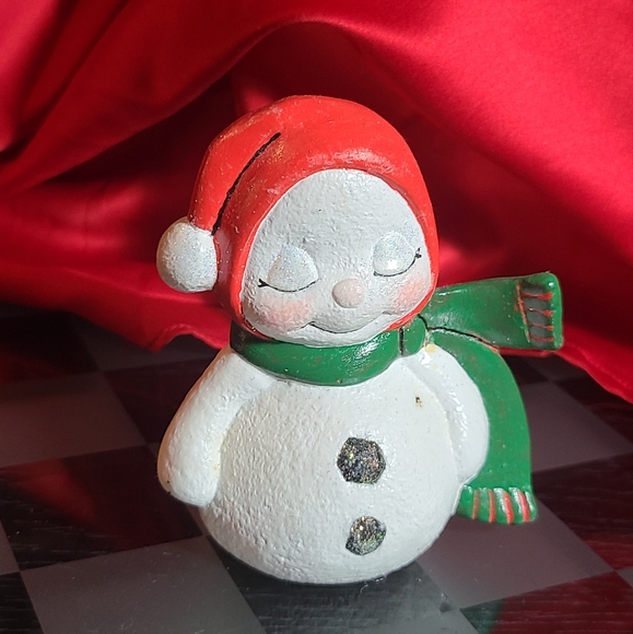 Vintage Other - Snowbaby hand painted super cute